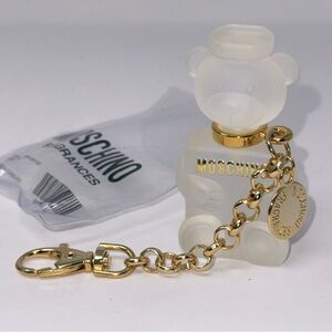 Moschino teddy bear bag charm or keychain NEW